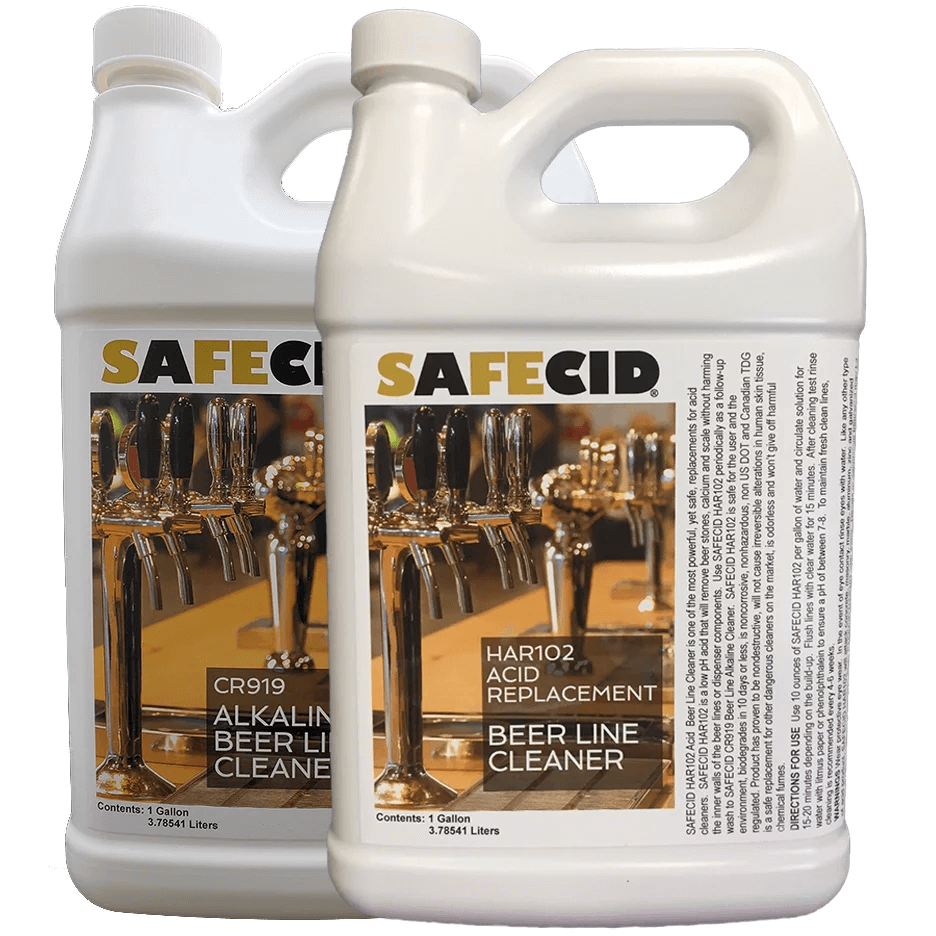 SafeCID Acid & Alkaline Beer Line Cleaner Combo Pack