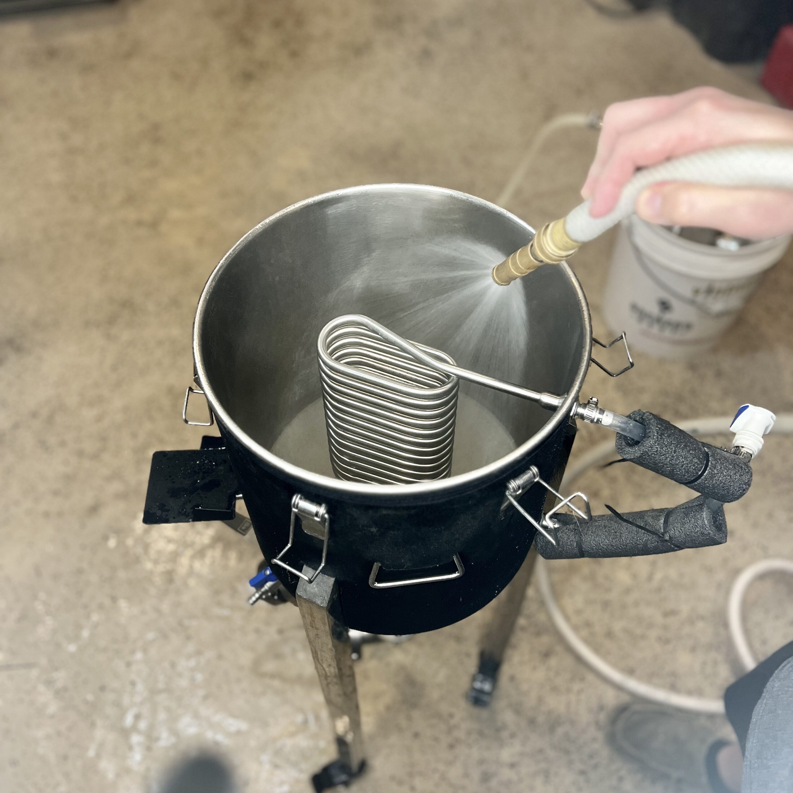 Brewing Cleaning Fermenter Rinse